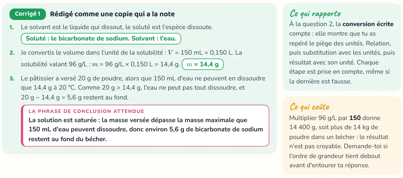 Un corrigé du livret de physique-chimie.