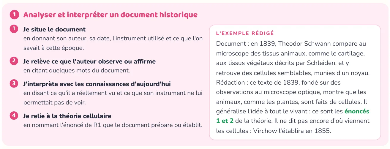 La méthode donne les étapes