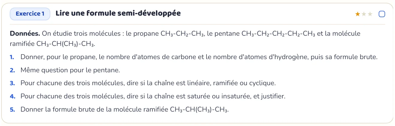 L’exercice te fait appliquer