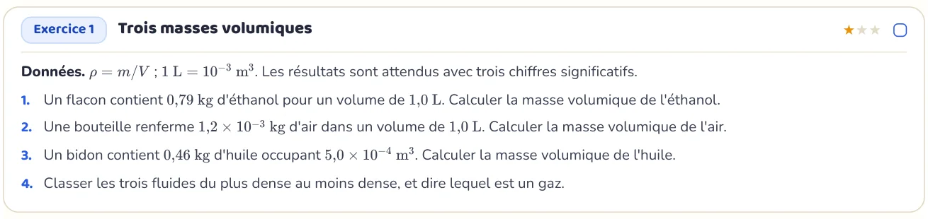 L’exercice te fait appliquer
